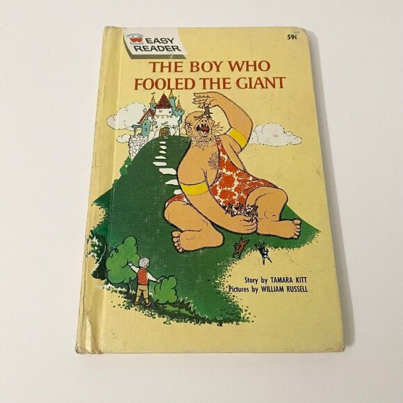 Vtg 1963 The Boy Who Fooled The Giant by Tamara Kitt Easy Reader - Picture 1 of 16